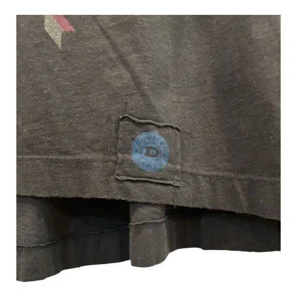 Double D Ranch Arrow Embellished LS Henley Top Short Sz S - Picture 3 of 7